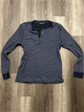 Michael Stars waffle knit henley